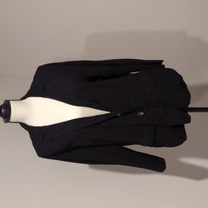 Classic Black Women's Sweater Like Blazer